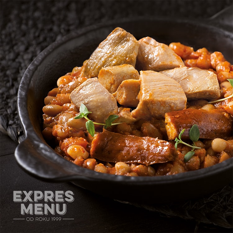 Krůtí ragú s fazolemi (2 porce) - 600g