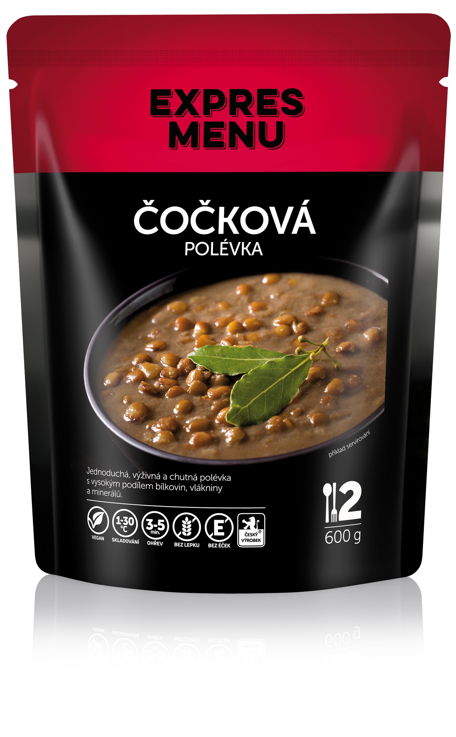 Čočková polévka (2 porce) - 600g