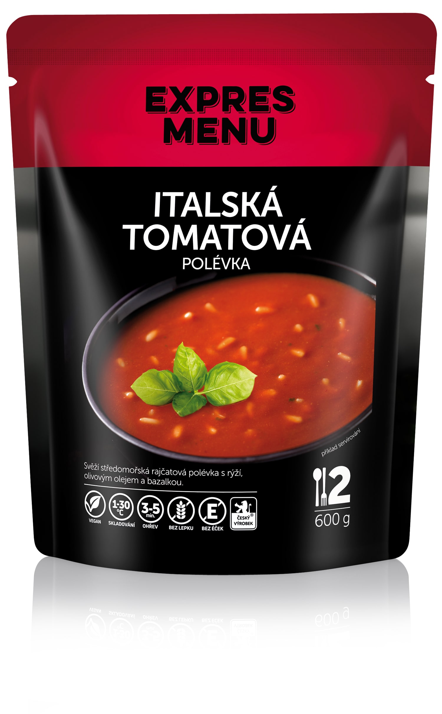 Italská tomatová polévka (2 porce) - 600g