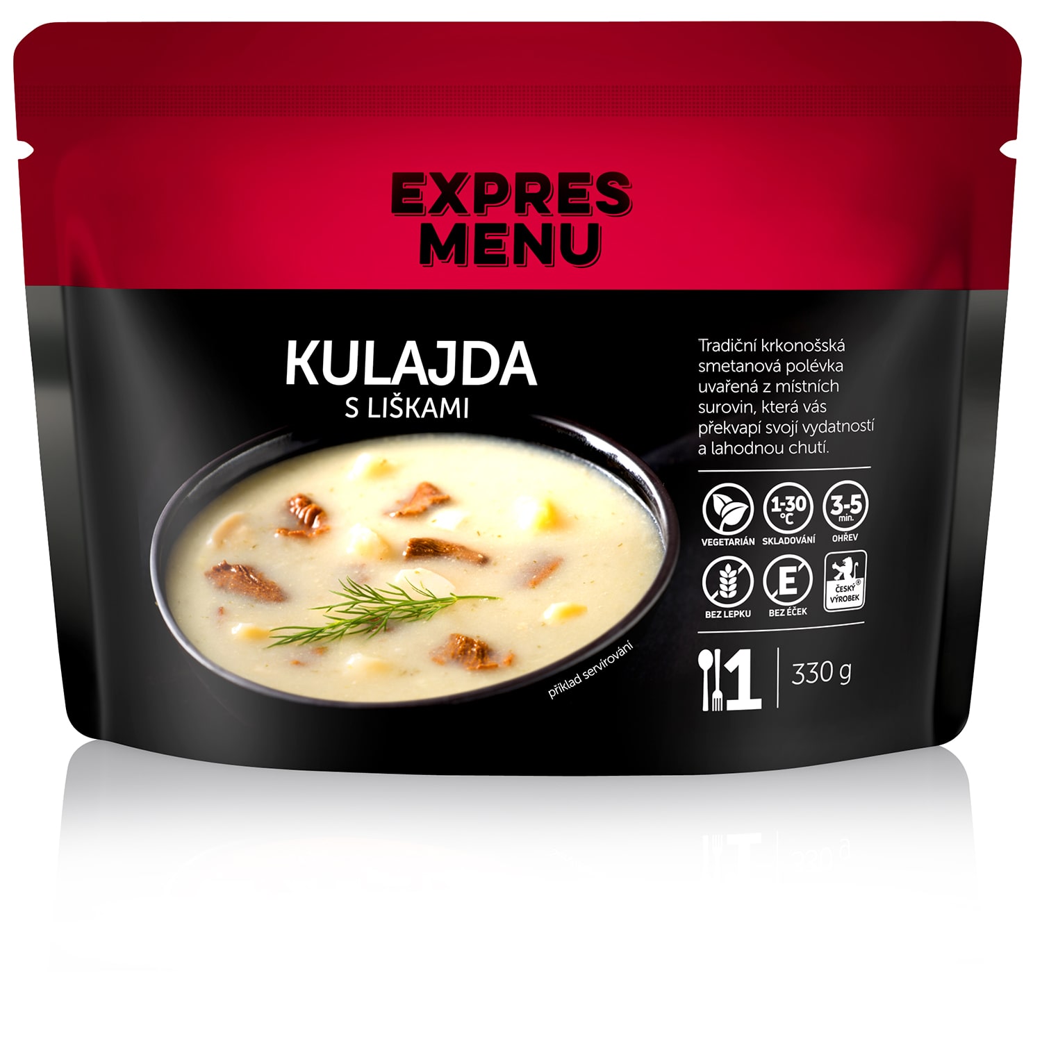 Kulajda s liškami (1 porce) - 330g