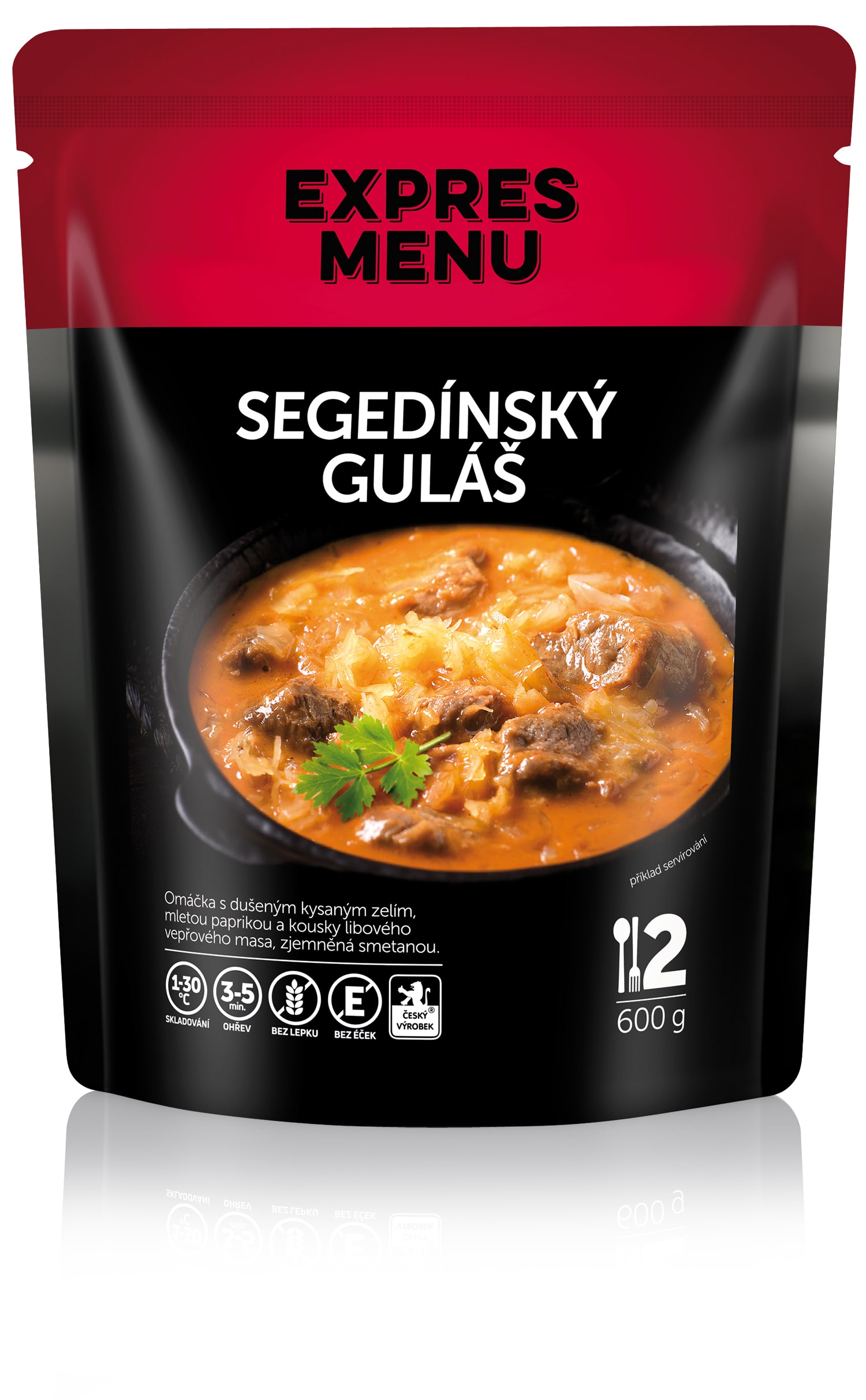 Segedínský guláš (2 porce) - 600g