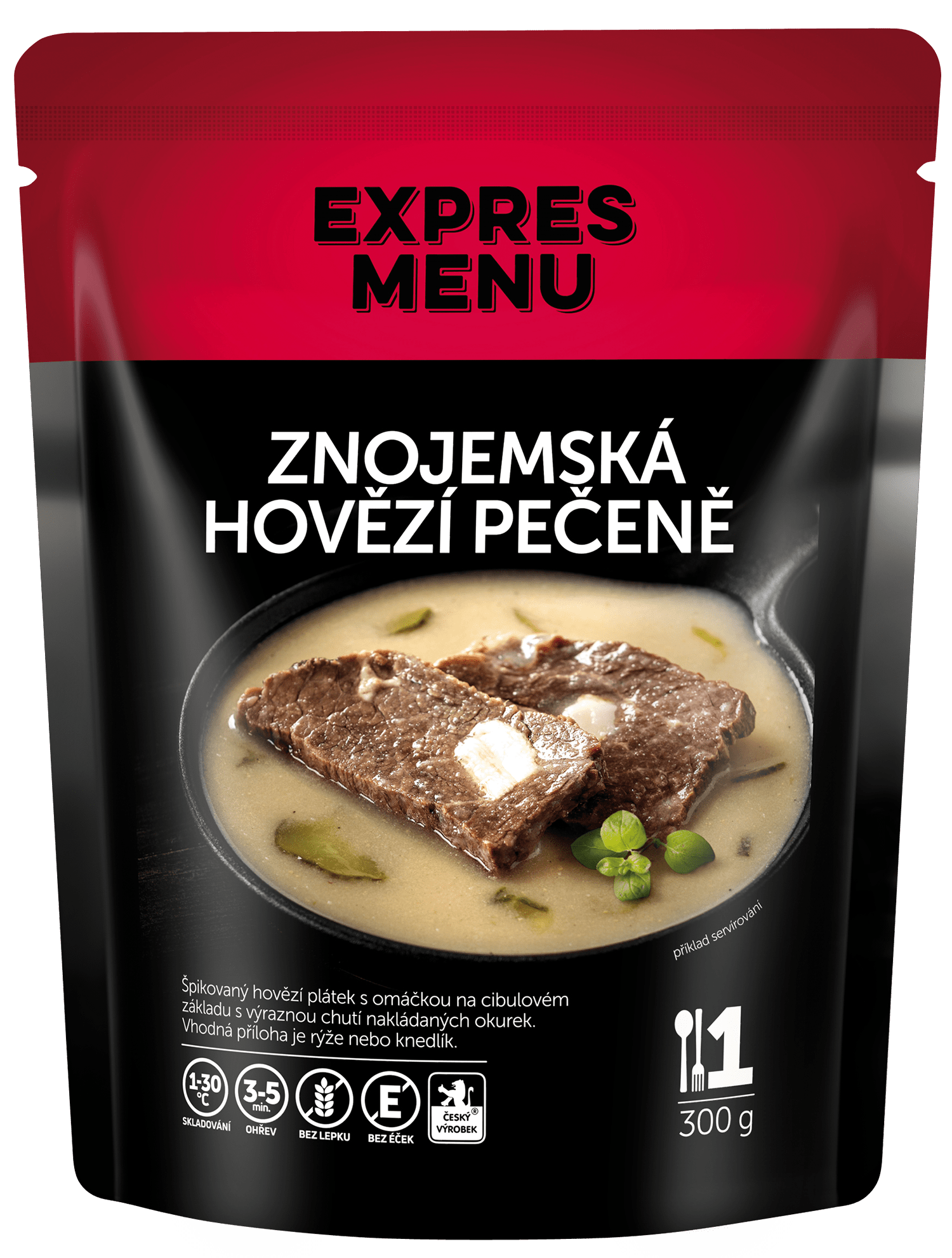 Znojemská hovězí pečeně (1 porce) - 300g