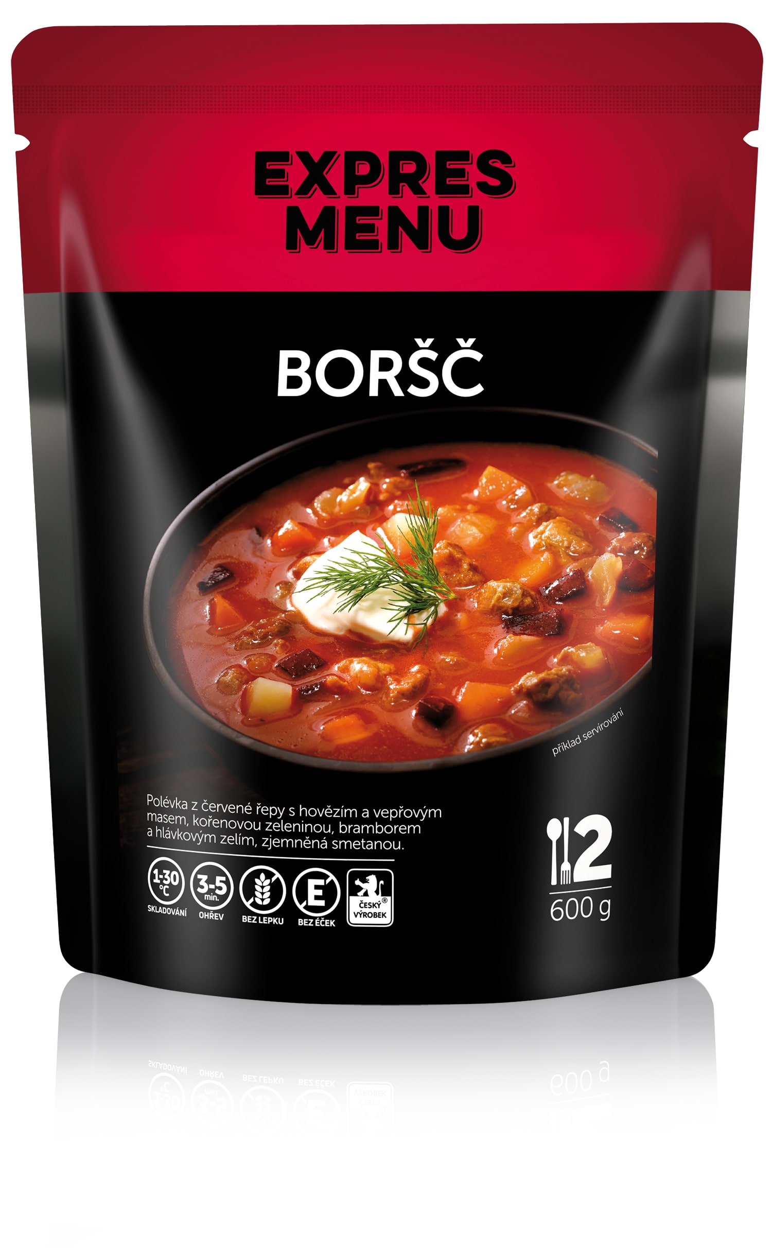 Boršč (2 porce) - 600g